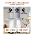 thumbnail image 5 of KFFKFF Chimney‑Style Ceiling Mount Range Hood Kitchen Vent, Stainless Steel 30‑Inch, 5 of 9