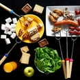 thumbnail image 4 of Palitos para asar malvaviscos Smores Pinchos para hoguera Kit Tenedor Namotu LRWJ854, 4 of 7