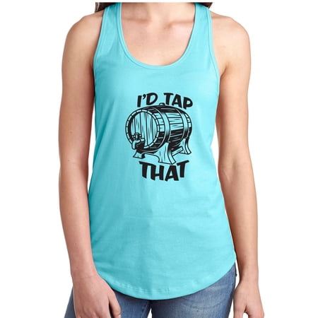 I d Tap That Racerback Tank