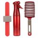 thumbnail image 2 of Detangling Curved Vent Brush Spray Bottle Hair Clip Pin Wristband Holder Beard Hair Styling Tool Red, 2 of 5
