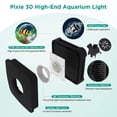 thumbnail image 2 of Lominie Aquarium Plant Light Full Spectrum Aquarium LED Light Remote Control 30W Nano Fish Tank LED Light with Bracket, 2 of 8