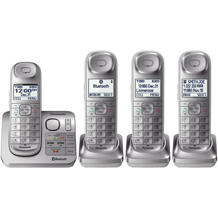 4 phone system panasonic 4 handset link2cell cordless phone system walmart 4 phone system panasonic 4 handset link2cell cordless phone system walmart