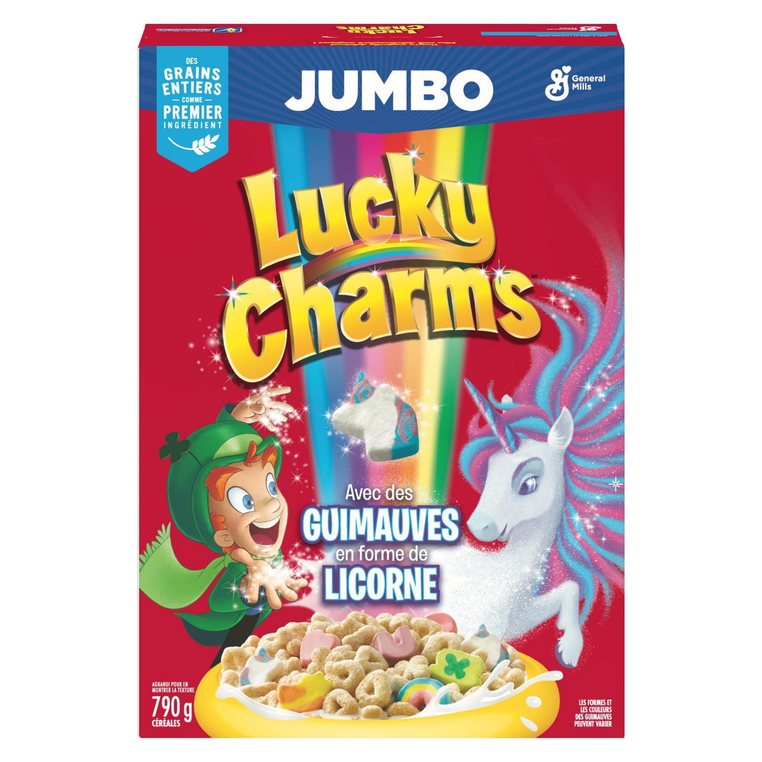 Lucky Charms Cereal, Jumbo, 790 g
