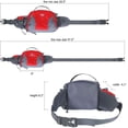 thumbnail image 4 of Hiking Fanny Pack For Women Men Water Bottle Holder Running  Pack Running Belt  Pack  for Outdoor Travel Cycling Climbing Walking for  iPod  Phones Red, 4 of 6