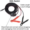 thumbnail image 5 of 2 pinzas de cocodrilo de 30 A, cable puente de 1 m para cargador de batería de coche, 12 V y 24 V, 5 of 5