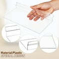 thumbnail image 3 of SEWOART Floating Wall Shoe Shelves, Transparent Plastic, Home and Retail Display, Fine Craftsmanship, 8Pcs, 3 of 7