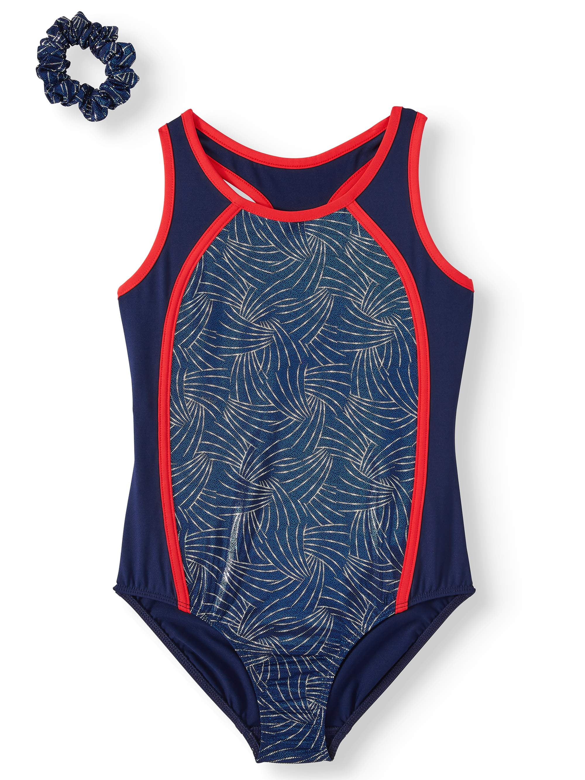 Danskin Now Danskin Now Dance & Gymnastics Summer Foil Leotard with