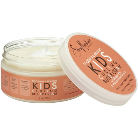 SheaMoisture Kid's Curl Hair Cream, Coconut & Hibiscus, 6 (Best Styling Cream For Wavy Hair)