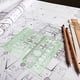 thumbnail image 5 of 4pcs plantillas de dibujo geométrico escamas arquitectas de bricolaje reglas de medición, 5 of 5