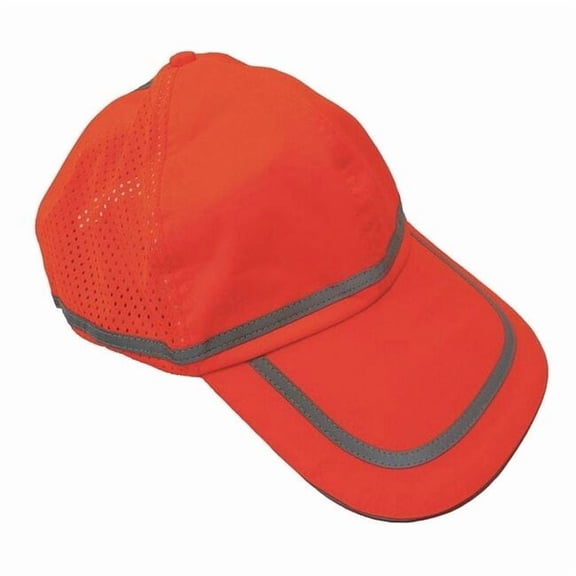 Condor Baseball Cap,Polyester,Hi-Vis Orange 25F541
