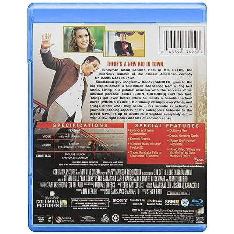 New Mr. Deeds (Blu-ray) - Walmart.com