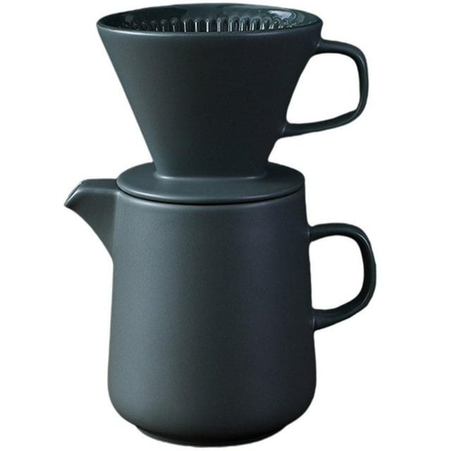 GUOOL Coffee Dripper Kit Kitchen Accessories Hand Brewed for Coffee Shop Office Green Green S