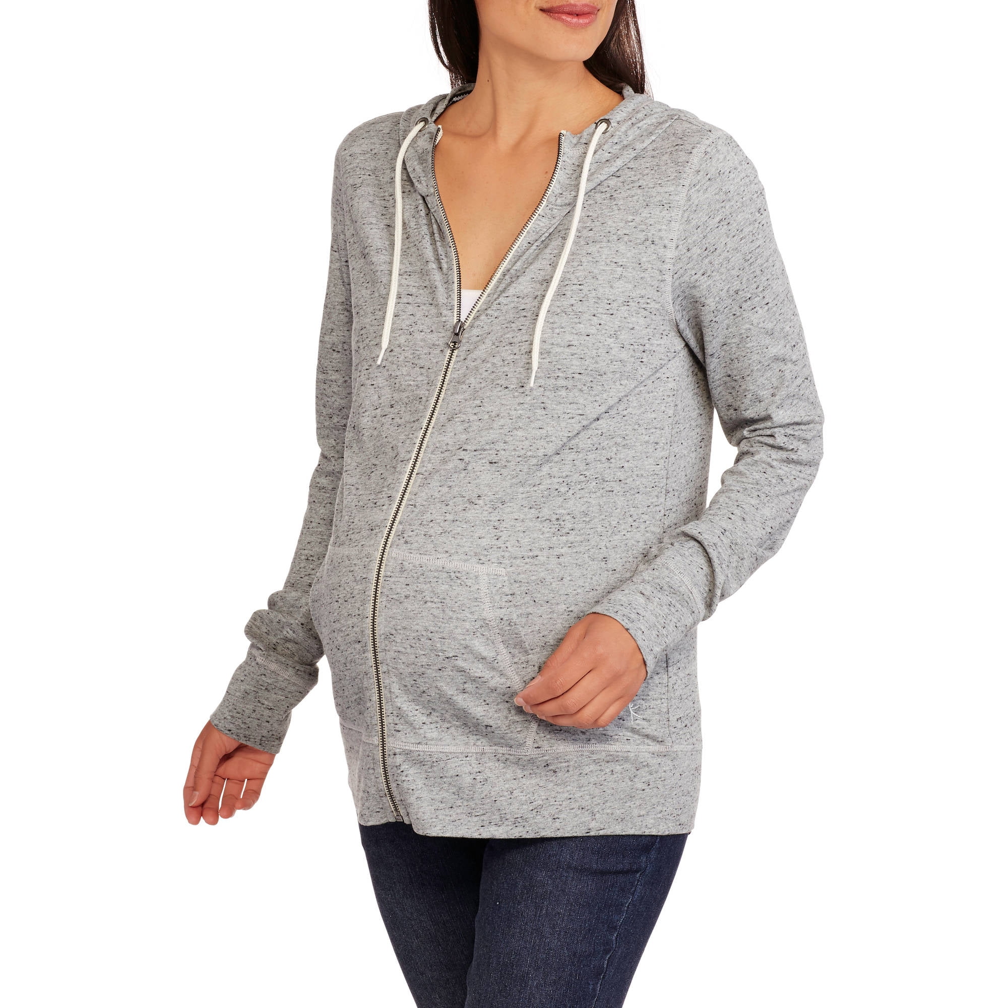 Danskin Now Maternity Vintage ZipUp Hoodie