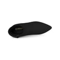 thumbnail image 4 of BLISSFUL STEP Women's Pointy Toe Side Zip Block Heels Ankle Boots Black 6, 4 of 7