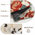 thumbnail image 6 of Japanese Style Area Rugs 5'x8', Washable Small Throw Rugs for Classroom Bedroom, Country Vintage Blossom Peony Birds Indoor Outdoor Rug Non-Slip Low Pile Carpet Runner Reversible Floor Mats, 6 of 8