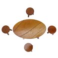 thumbnail image 4 of 1:12 Table Chairs, Exquisite Workmanship Decoration Dollhouse Round Table Lifelike  For House Model For Room Box, 4 of 8