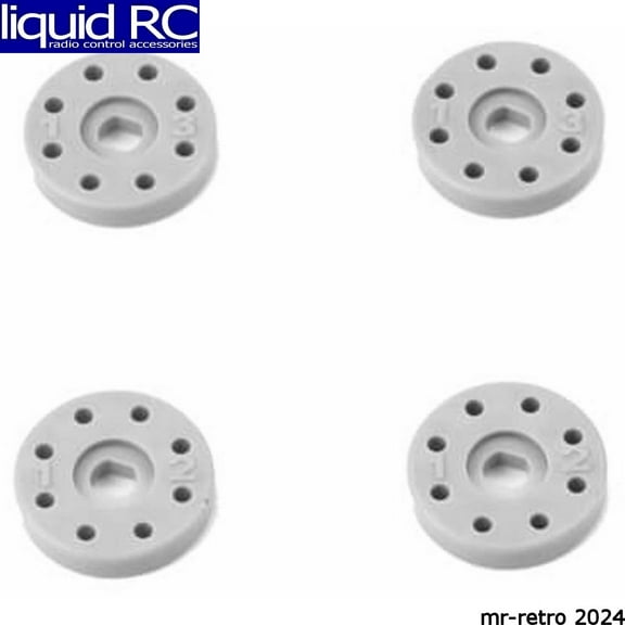 Tekno RC 6705B Shock Piston Set 8x1.2 8x1.3 flat/flat 13mm 4 pieces