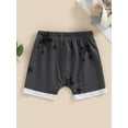 thumbnail image 5 of Wassery Infant Baby Boys Clothes 6 12 18 24 Months Boys Summer Shorts Elastic Waist Printed Short Pants Sports Jogging Shorts, 5 of 7