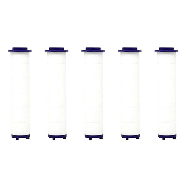 Filtre de Douche en Coton PP - Conception à Haute Pression, Installation Facile, Comprend des Filtres de Remplacement