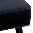 thumbnail image 5 of WestinTrends Velvet Tufted Bedroom Bench for Living Room & Entryway Furniture, Navy Blue, 5 of 9
