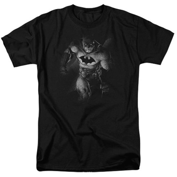 Batman-matérialisé - T-Shirt à Manches Courtes Adulte 18-1 - Noir&44; 3X