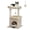 Beige-27 inch Sleeping Tree, variant on 28 inch Large Condo Grey Cat Tree Tower