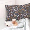thumbnail image 4 of Pofeuu Wildflowers Print Polyester Microfiber Plush Pillowcases, Super Soft and Cozy Pillow Case Covers with Envelop Closure（Pillow core not included）-14"x20", 4 of 6