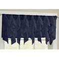 thumbnail image 3 of Sheer Voile Vertical Ruffle Window Kitchen Curtain 36" Tiers & Valance Set, 3 of 3