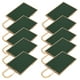 thumbnail image 5 of 10 bolsas de papel Kraft para dulces, aperitivos, compras, regalos, bolsas de regalo con asas para bodas, 15 x 8 x 21 cm, color verde, 5 of 5