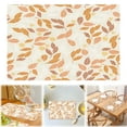 thumbnail image 2 of WUYVCG Fall Decorations Clearance Sale Fall Placemats Set Of 4 Orange Autumn Placemats Burlap Placemats Leaves and Elegant Flowers for Dining Kitchen Restaurant Table Home Decor, 2 of 9