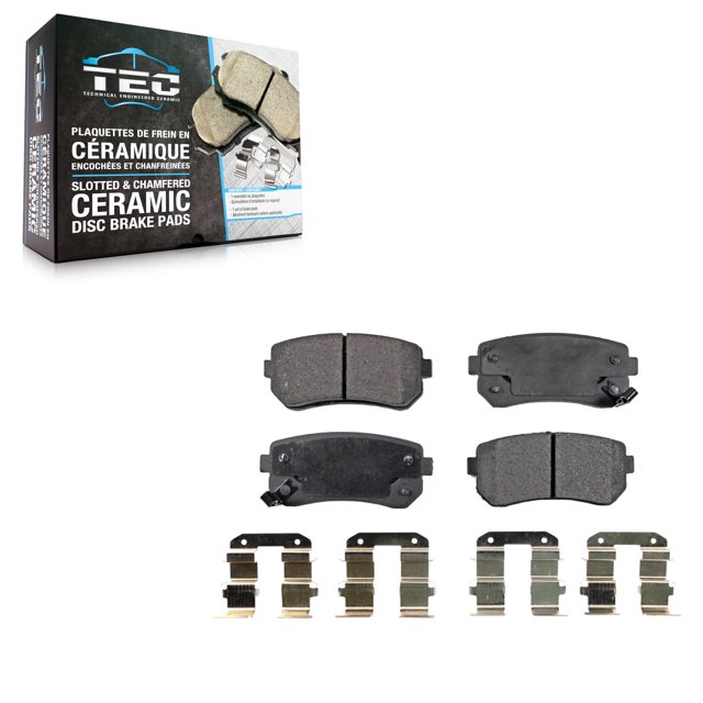 TEC Rear Ceramic Disc Brake Pads TEC-1157 for Car Hyundai Tucson Elantra Kia Accent Sportage Forte Sonata Rio Rio5 Koup Forte5 Cadenza