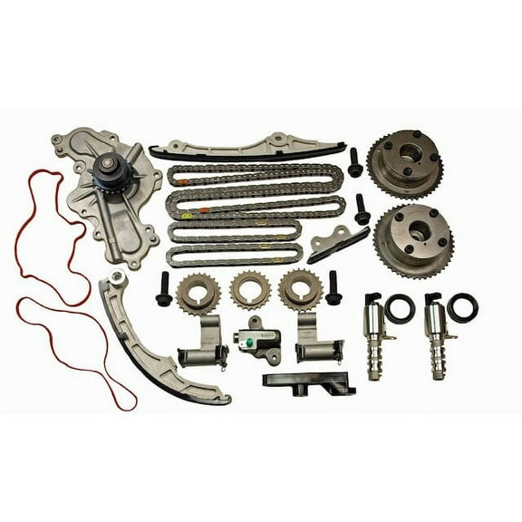Timing Chain Kit and Water Pump - Compatible with 2009 - 2011 Ford Flex 3.5L V6 2010