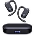thumbnail image 2 of PYYNA-Open Ear Headphones Bluetooth 5.4 Bone Conduction Headphones, True Wireless Earbuds with 60Hrs Stereo Sound, 0.27oz Lightweight Design, Open Earbuds with Mic, IPX6 Waterproof for Running, Black, 2 of 4