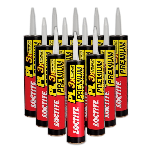 Adhesivo de construcción Loctite PL Premium 295 ml, paquete de 12