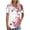 Multicolor, variant on Casual Summer Tops for Women Over 50 White Lace Blouses for Women Dressy Short Sleeve Shirts for Women Fitted