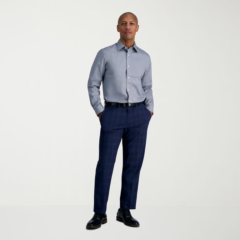 Men's Haggar Premium Comfort Slim Fit Dress Shirt Color: Lilac Size: 16.5-32/33 - Walmart.com Men's Haggar Premium Comfort Slim Fit Dress Shirt Color: Lilac Size: 16.5-32/33 - Walmart.com