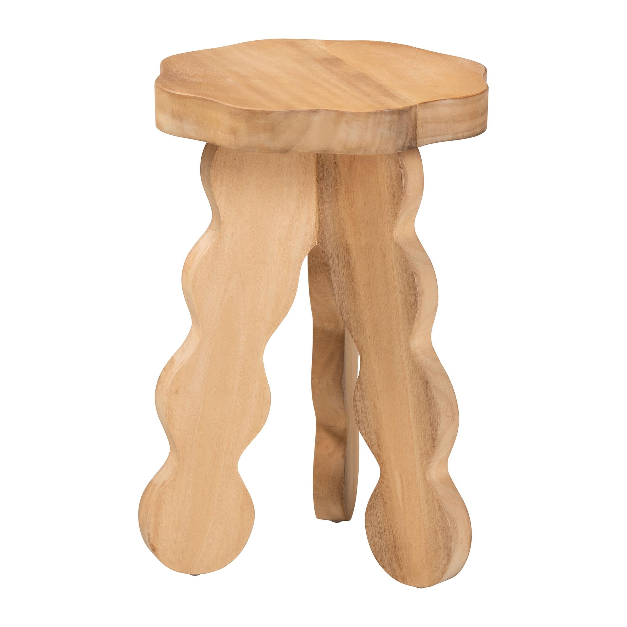bali & pari Sino Rustic Footstool, Natural Brown
