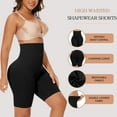 thumbnail image 5 of Vaslanda 2 Packs Tummy Control Shapewear Shorts Faja Body Shaper for Women High-Waisted Thigh Slimming, 5 of 7