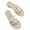 White, variant on Anuirheih Slip on Sandals Women,Womens Summer Fashion Slippers Pearl Decorate Pinch Toe Design Sandals(White)
