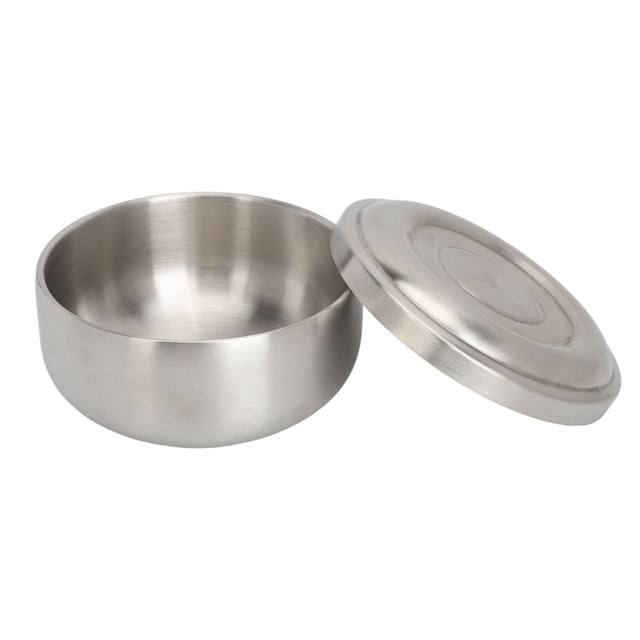 Mezcla de Tazón de Metal de la Cocina, Tazón de Acero inoxidable Fáciles de Limpieza Resistente A Erosión con tapa Para Máscaras de Arcilla