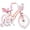 Peach, variant on Glerc Petal Girls Bike, 12 Inch Kids Bike for Ages 2-4 Years Old, Princess Style Toddler Bike with Training Wheels & Basket & Streamers, Peach