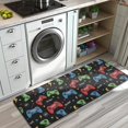 thumbnail image 3 of Colorful Controllers Games Black Pattern Kitchen Rug Mat,Kitchen Runner Rugs Non Skid Washable,Decorative Kitchen Floor Mats for Kitchen,Sink,Laundry,17"x47.2", 3 of 7