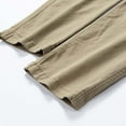 thumbnail image 4 of Bcfgryg Male Cargo Pants Solid Color Pocket Tether Stretch Solid Color Pants Lightweight Men’s Work Pants Summer, 4 of 5