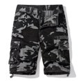 thumbnail image 4 of Pantalones cortos cargo de camuflaje con múltiples bolsillos y cinco puntos de gran tamaño para hombre, 4 of 4