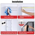 thumbnail image 2 of TETSELF Magnetic Screen Door, 83" x 39", Black, Heavy-Duty Mosquito Mesh, Drill-free Installation For Entry, Bedroom & Patio Doors, 2 of 8