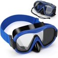 thumbnail image 1 of Diving Mask , Professional Anti-Fog Snorkel Goggles, Anti-Leak Swim Mask with Soft Adjustable Strap & Mesh Bag, Earplug, 1 of 5