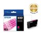 thumbnail image 2 of Cartucho de tinta Epson 222 Claria Magenta de capacidad estándar, 2 of 6