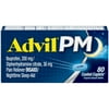 Advil PM Pain Relievers and Nighttime Sleep Aid Coated Caplet, 200 Mg Ibuprofen, 80 Count