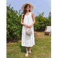 thumbnail image 5 of Ekouaer Nightgowns for Women Cotton Long Night Gown Sleeveless Sleep Dress Victorian Nightdress Ladies Sleepwear, 5 of 6