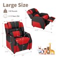 thumbnail image 7 of Snugway Kids Recliner,Kids/Youth Gaming Recliner Chair with Headrest and Footrest,Red, 7 of 7